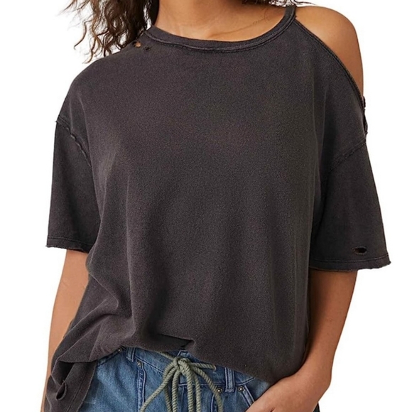 EUC🔹️ Free People Dani Tee - Picture 2 of 4